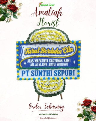 Papan Bunga Duka di Haurgombong